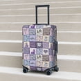 thumbnail image 3 of Wukai Lavender Flowers Elastic Luggage Cover: Personalized Protection for Your Suitcase - Fits 19~29-inch, Washable & Durable Travel Companion-Large, 3 of 8