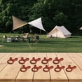 thumbnail image 3 of 10Pcs Outdoor Snail Windproof Rope Buckle Tent Pull Rope Anti-Slip Tightening Red, 3 of 9