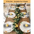 thumbnail image 4 of 13 Inch Round Placemats Set of 6, Grey Bunny Easter Non Slip Heat Insulation PP Table Mats, Rabbits Spring Botanical Carrots Washable Place Mats for Kitchen Dining Party Table Decor, 4 of 7
