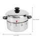 thumbnail image 2 of 2pcs Cooker Shape Kitchen Timer Manual Stainless Steel Mechanical Timer Countdown Cooking Timer, 2 of 4