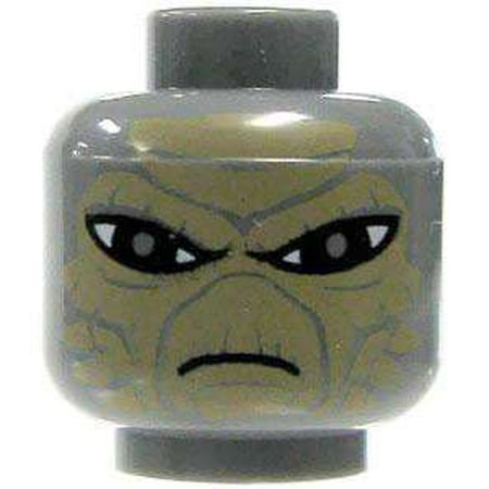 LEGO Star Wars Gray Alien with Sand Brown Scales Minifigure Head [No (Best Grey Contacts For Brown Eyes)