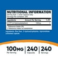 thumbnail image 5 of 5-HTP, 100 mg, 240 Capsules, Nutricost, 5 of 5