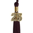thumbnail image 3 of Endea Graduation Maroon Graduation Tassel with Gold Date Drop, 3 of 11