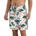 thumbnail image 2 of Fotbe Hawaii Palms Trajes de Baño Estampados para Hombre, Shorts de Verano de Secado Rápido, Ropa de Playa, Bañadores-Small, 2 of 6
