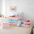 thumbnail image 6 of Erosebridal Kids Capybara 7-Piece Twin Bedding Sets For Capybara Lovers,Japanese Cherry Mountain Bedding Comforter Set ,Reversible Pink, 6 of 7