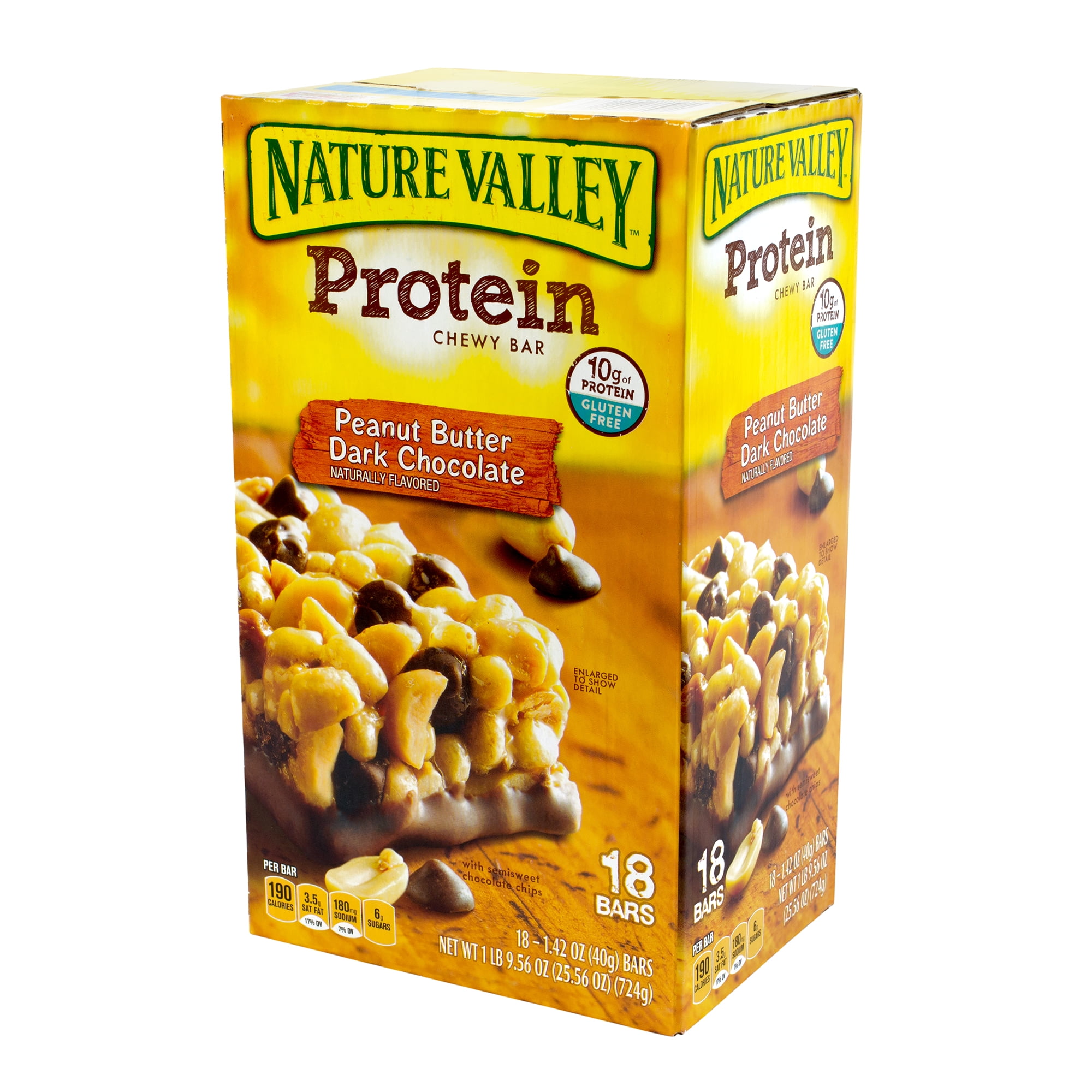 Nature Valley Peanut Butter Dark Chocolate Protein Chewy Bars, 1.42 oz