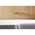 thumbnail image 3 of Kingston Brass KS5022NX Hamilton Two-Handle Wall Mount Roman Tub Faucet, Polished Brass, 3 of 7