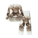 thumbnail image 1 of Fotbe Cute Cow Bath Pijama de Hombre con Estampado de Manga Larga, Conjunto de 2 Piezas, Ropa de Dormir Suave y Cómoda con Bolsillos-Medium, 1 of 7