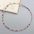 thumbnail image 1 of Collier Ras du Cou Simple Perles de Graines Femmes Charme Mode Coréenne Chaîne Col Boho Fait Main Bijou Cadeau, 1 of 5