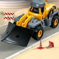 thumbnail image 7 of Fuebueo Construction Toys, Tough Machines Toy Front Loader , Construction Excavator Kids Toy Play Truck Toys, Steam Roller, Ages 3+, 7 of 7