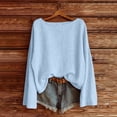 thumbnail image 2 of Breathable Linen Tops for Women Beach Vacation Flowy Summer Outfit, 2 of 6