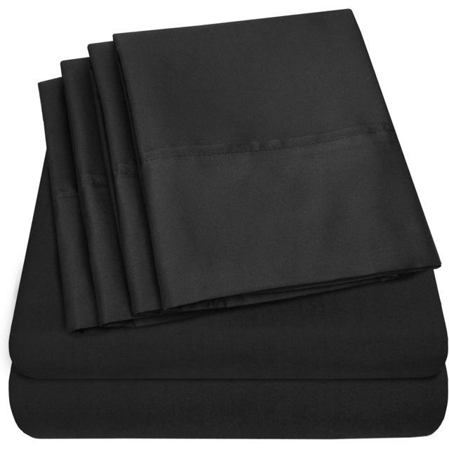 Piece Thread Count Egyptian Quality Deep Pocket Bed Sheet Set Pillow Cases Queen