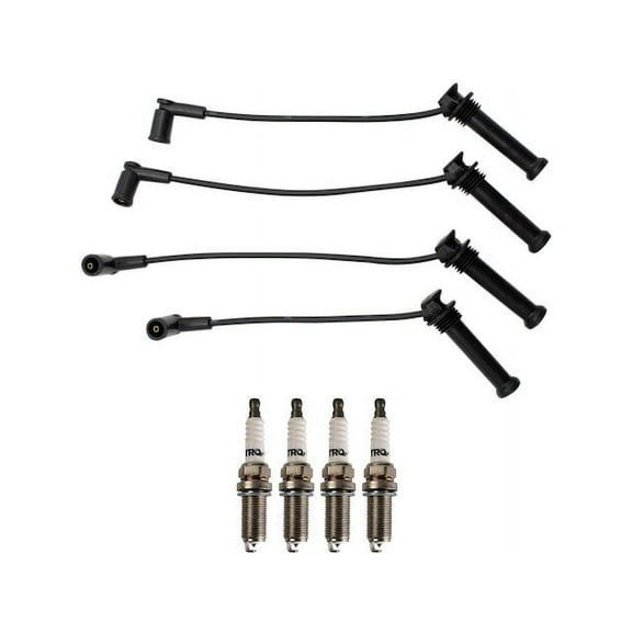 Spark Plug Wire Set with Spark Plugs - Compatible with 2001 - 2011 Ford Ranger 2.3L 4-Cylinder 2002 2003 2004 2005 2006 2007 2008 2009 2010