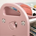 thumbnail image 6 of MONTARY Multi-functional Nursery Organizer with 6 Bins, Pink, 6 of 7