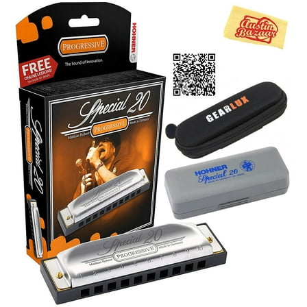 Hohner Special 20 Harmonica - Key of F w/ Instructional Book