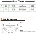 thumbnail image 3 of Elainilye Fashion Womens Cotton Underwear Midriff Panties Cotton Pants Breathable Comfortable Panties Plus Size Underwear,Pink, 3 of 4