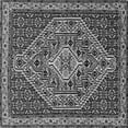thumbnail image 1 of Ahgly Company Indoor Square Persian Gray Traditional Area Rugs, 8' Square, 1 of 1