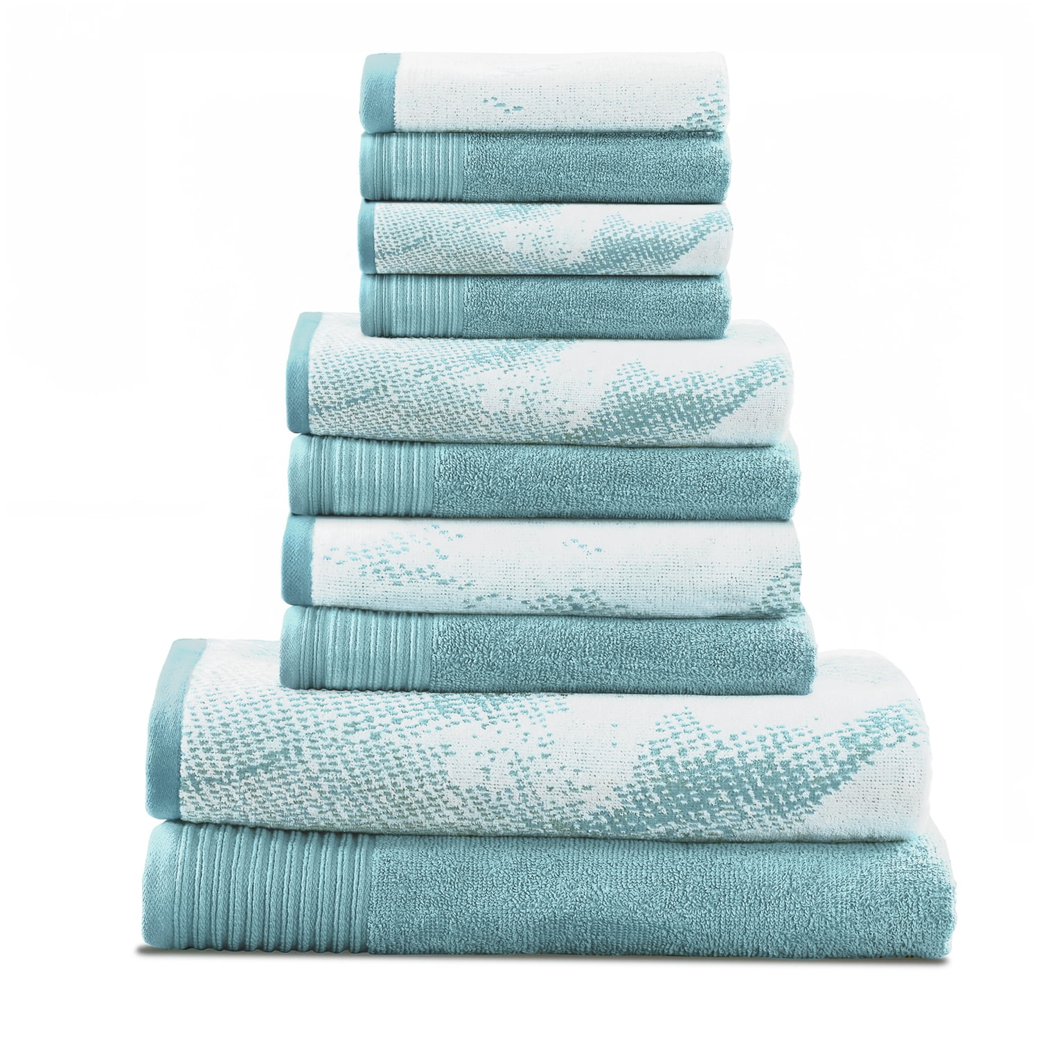 Preema Check T-Towel 10 pack Assorted Colours 