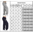 thumbnail image 2 of Women's Sweatpants Straight Leg Loose Running Pants Comfy Drawstring Joggers Sports Gym Trousers With Pockets Plus Size, 2 of 2
