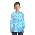 thumbnail image 1 of Camiseta de manga larga con teñido anudado Port & Company PC147YLS Turquesa XS, 1 of 1