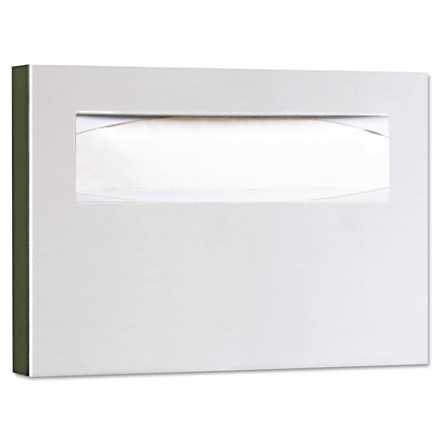 Satin Finish 15-3/16 Width x 10-3/4 Height Bobrick 301 ClassicSeries 304 Stainless Steel Recessed Toilet Seat-Cover Dispenser 