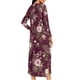 thumbnail image 5 of Batas de invierno para mujer, camisón cálido y camisón de invierno con cremallera y bolsillos, pijama holgado para mujer., 5 of 9