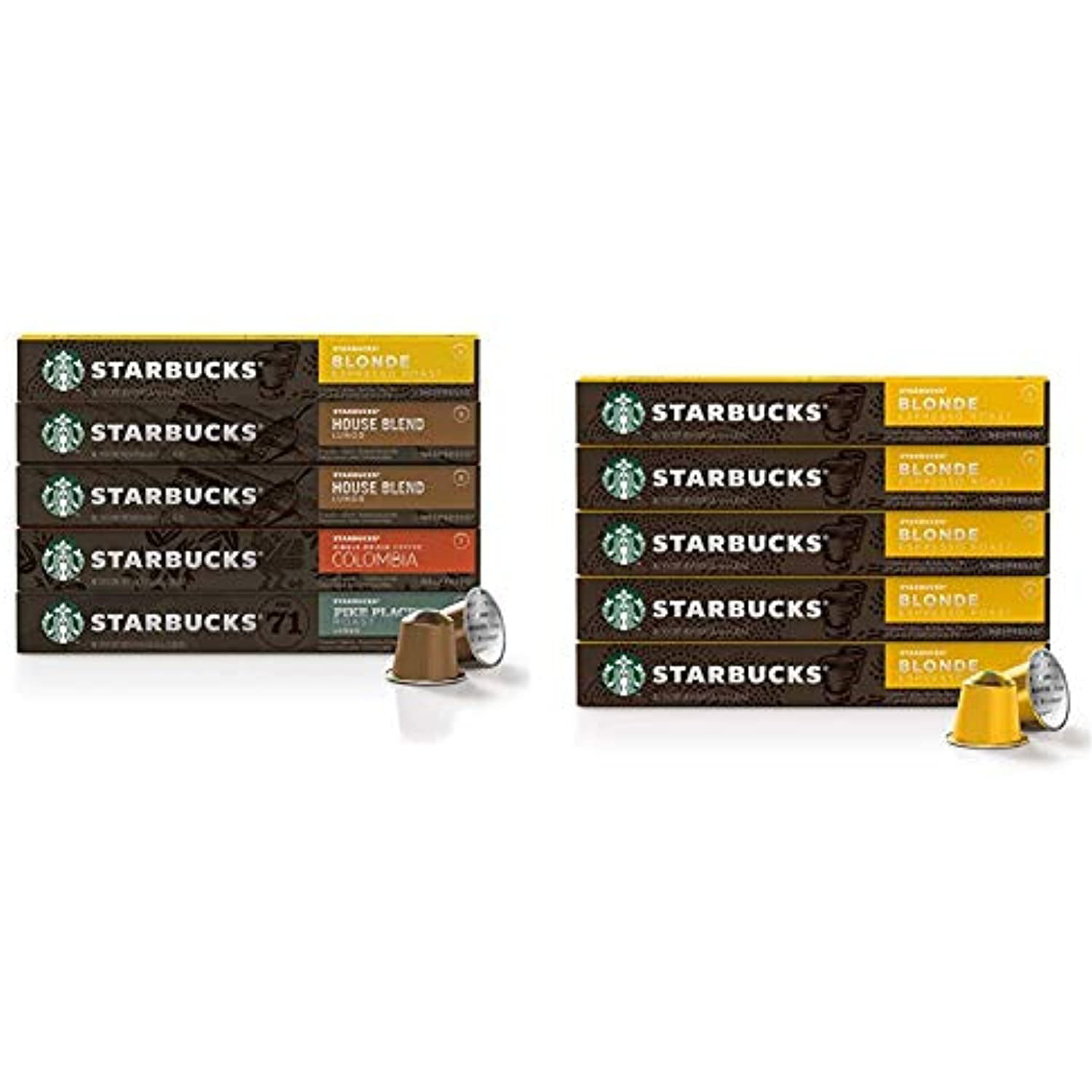 Pack découverte capsules compatibles Nespresso® - Starbucks