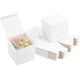 thumbnail image 1 of Paquete de 30 cajas de regalo Kraft, cajas de cartón blanco para envolver regalos, cajas para galletas y dulces de 3 x 3 x 3.5 pulgadas, 1 of 8