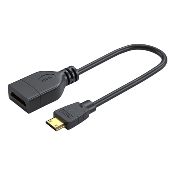 Mini HDMI-Compatible Male To Female Adapter Cable with Anti-Interference for High-Definition 4K60Hz Devices