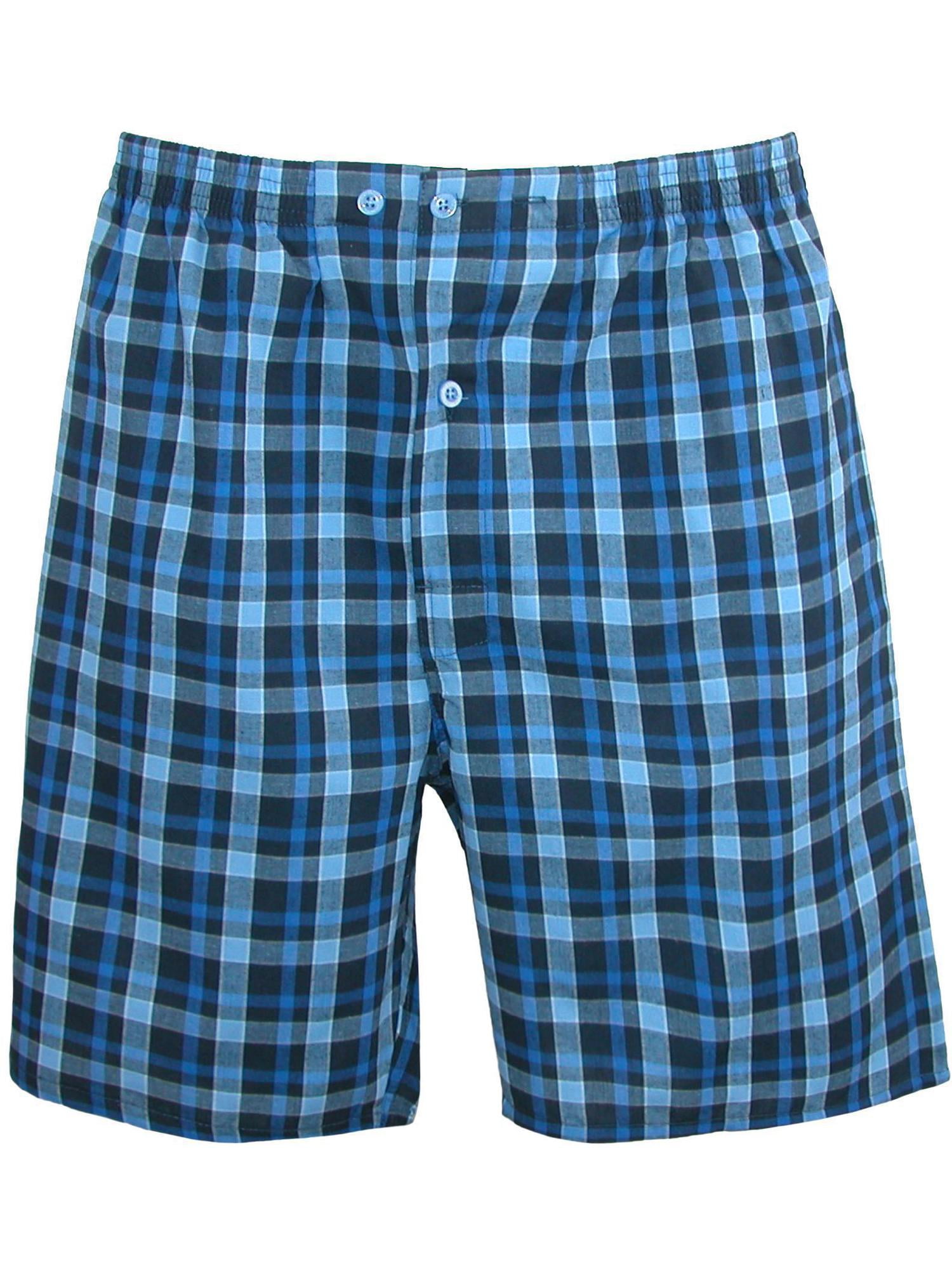 Hanes Men's and Big Men's Short Sleeve Top and Shorts Woven Pajama Set, Sizes S-5XL