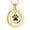 Gold, variant on Personalize Pet Memorial Circle of Life Pendant Necklace for Cremation Ashes Holder Paw Print Keepsake Memorial Jewelry Necklace for Dog Cat Ashes