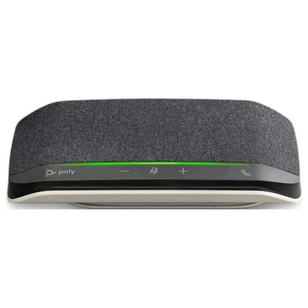 UPC: 0017229175860 | Poly Sync 10 USB Speakerphone (Plantronics) – Two-in-One Portable Speaker for Audio/Video Conference Calls & Music – USB Powered – Dual-Mic Full-Duplex Audio – Works with Teams Zoom Google & More