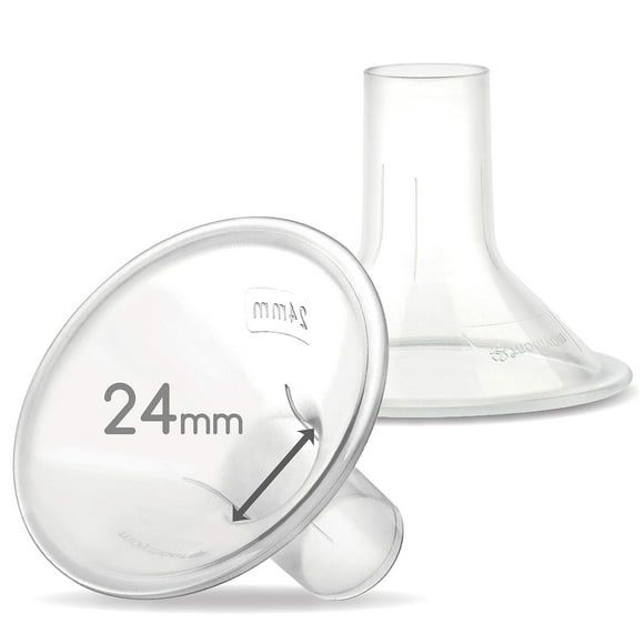Breastshield Maymom MyFit, 24 mm, diseño de dos piezas, 2 unidades