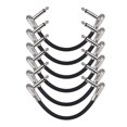 thumbnail image 1 of Guitar Effect Pedal Instrument Patch Cable 30cm/ 12in Guitar Effect Pedal Instrument Patch Cable 1/4 6Pcs 15cm, 1 of 5