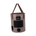 thumbnail image 3 of Cubo de pesca Cubo de camping 25L Contenedor multiusos para almacenamiento de agua Cubo plegable para jardinería Lavado de autos al aire libre marrón, 3 of 8