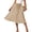 Khaki, variant on TEMOFON Skirts for Women Adjustable Waist A-Line Skirt Ice Silk Feel Skirt for Women Comfortable and Versatile Skirt