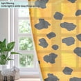 thumbnail image 4 of Leopard Print Pattern Blackout Curtains Thermal Insulation 63 inch Grommet for Bedroom Living Room Bathroom Kitchen Windows 2 Pack, 4 of 6