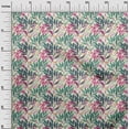 thumbnail image 3 of oneOone Velvet Green Fabric Leaves Craft Projects Decor Fabric Printed By The Yard 58 Inch Wide, 3 of 5