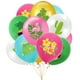 thumbnail image 1 of Juego de globos de fiesta con temática tropical hawaiana, 12 unidades, 30 cm, látex, 1 of 2