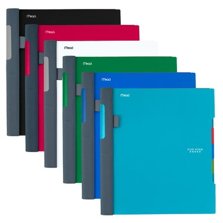 Five Star Advance Notebook, 1 Subject, College Ruled, Assorted Colors