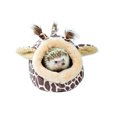 thumbnail image 4 of Mini Warm Sleep Pet Cushion Pad Bed Jirafa Design Jaula para Hamster / Hedgehog / Squirrel / Mice / Rats / Small Animals Size S, 4 of 5