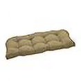 thumbnail image 3 of Pillow Perfect Coussin d'Amour en Osier Texturé Taupe Intérieur/extérieur, 3 of 4