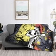 thumbnail image 2 of Goofa The Nightmare Before Christmas Pattern Fleece Throw Blanket for Couch, Soft Checkered Flannel Blanket for Sofa, Warm Cozy Decorative Blanket Fall Decor Gift-80"x60", 2 of 6