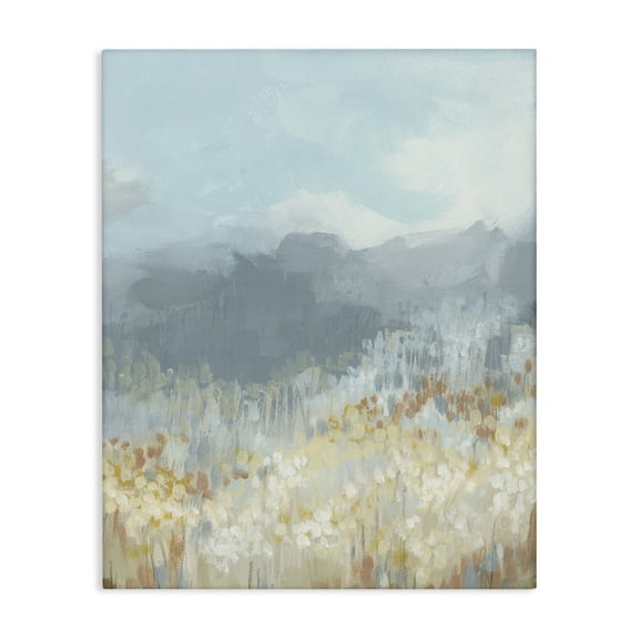 Stupell Industries Mountains & Countryside Landscape Painting Gallery Wrapped Canvas Art Print Wall Art, 16 x 20