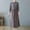Multicolor, variant on Aueoeo Women's Floral Dress Long Sleeved Round-neck Dress Formal Elegant Beach Waist Lace Up Holiday Party Dress