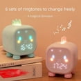 thumbnail image 6 of Cre-Heaven Dinosaur Alarm Clock Kids Intelligent Electronic Clock Night Light Time Alarm Clock, 6 of 6