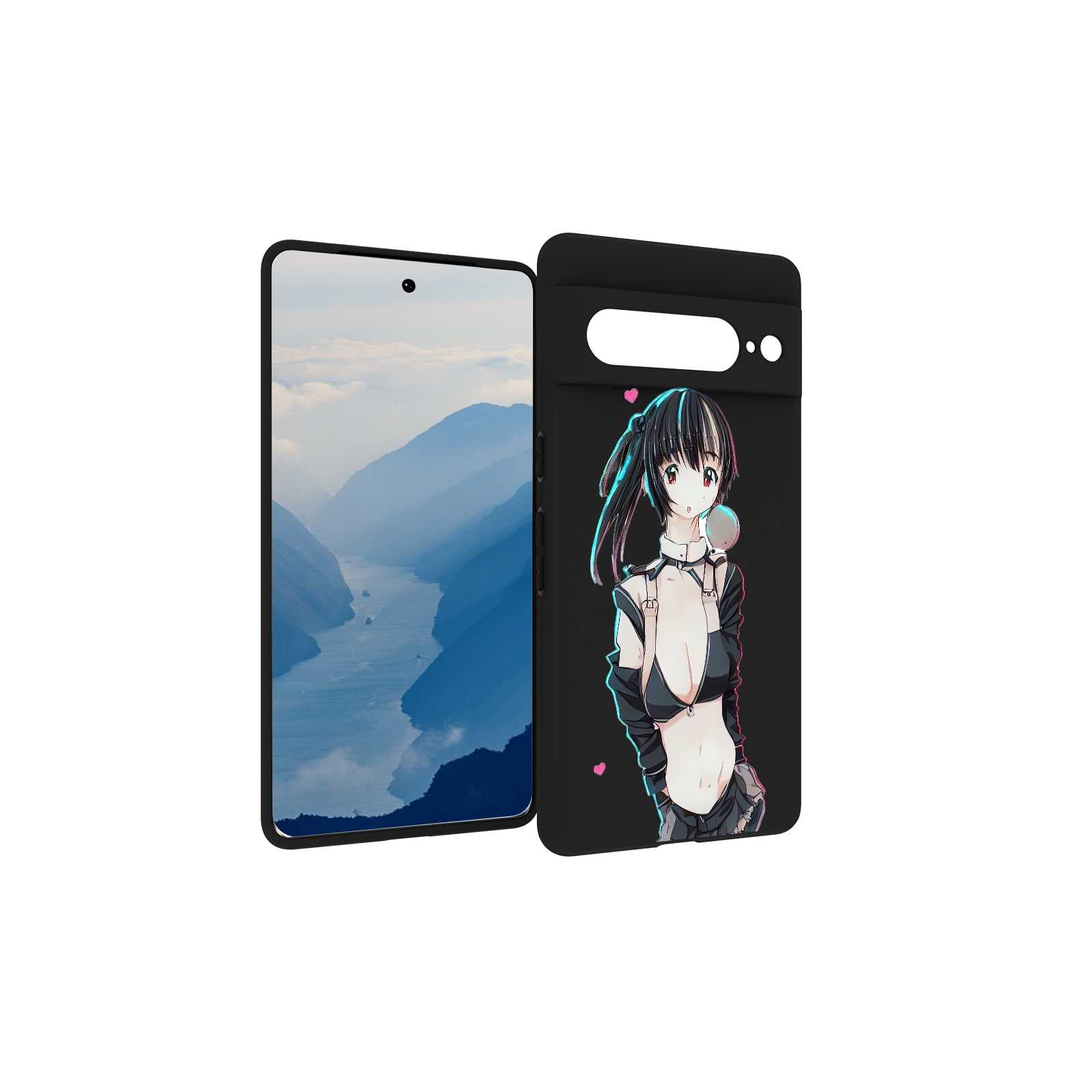 Anime Fashion Girl Comics Phone Case For Google Pixel 7 6 Pro 6A 5A 5 4 4A  XL 5G Black Shell Soft TPU Cover Fundas Coque Capa