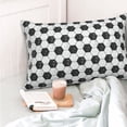 thumbnail image 4 of Salouo Soccer Pattern Pillow Cases,1PC Pillow Covers with Envelope Closure Decorative Pillow Case for Bed Couch,Pillows Not Included-14"x20", 4 of 6