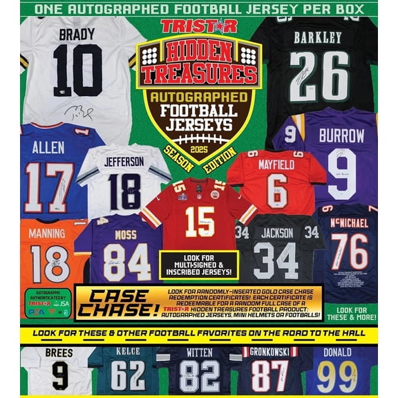 2025 TriStar HiddenTreasures Season Edition Autographed Football Jerseys Box