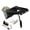 Black, variant on 55-59 Chevy Truck Firewall Manual Brake Pedal Kit Adjustable Disc & Drum Large Oval Chrome Pad